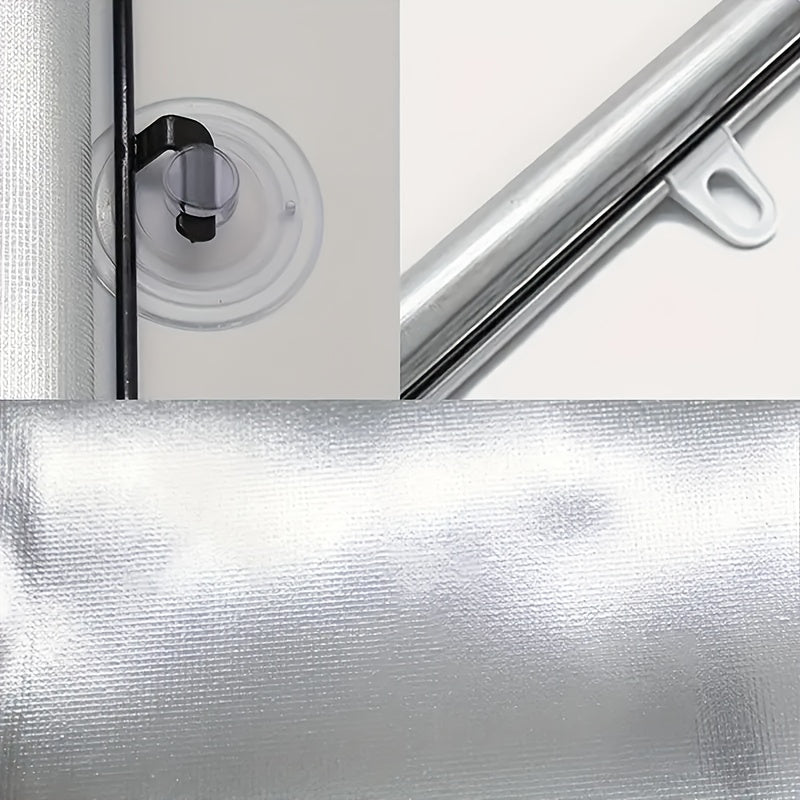 Black PVC Twill Roller Blinds for Windows and Balconies Heat Insulation Non-Perforated