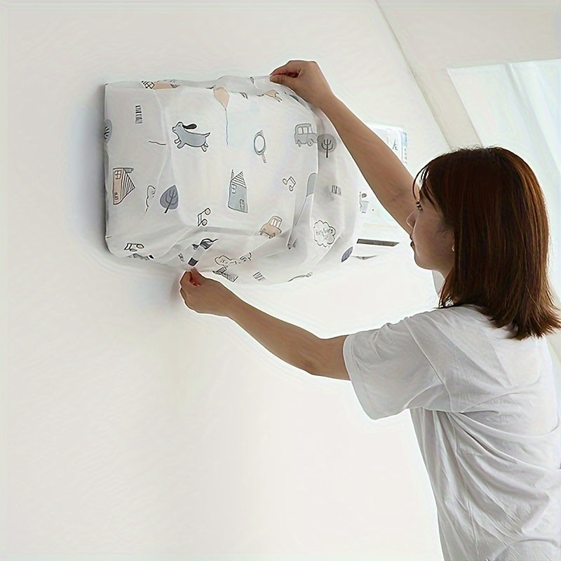 Hanging Air Conditioner Dust Cover 3-Pack, Stylish, Easy Install