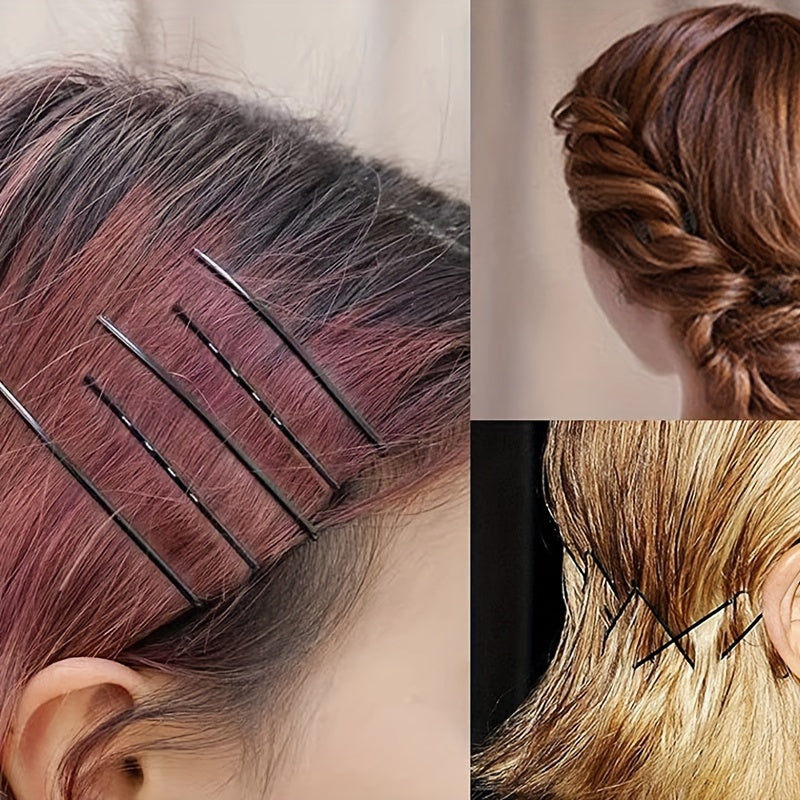 Набор из 100 штук заколок для волос для женщин и девочек, бобби-зажимы для укладки волос с коробкой для хранения