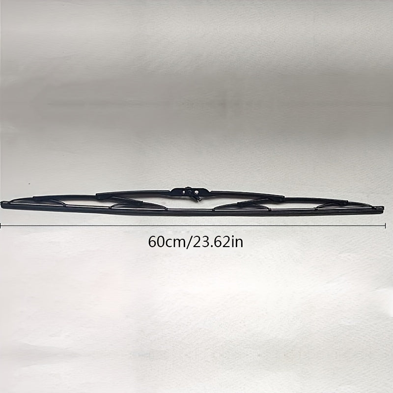 Черная металлическая щетка-стеклоочиститель с натуральной резиной для всех автомобилей с U-образным крюком