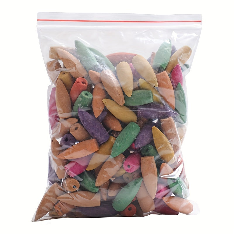 Pack of 60/31/111 Mixed Scent Backflow Incense Cones with Lavender and Sandalwood