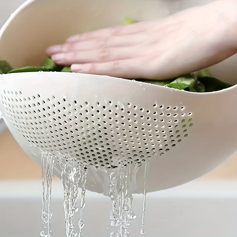 Multifunctional Kitchen Washing Basket Basin for Vegetables Fruits Pasta Rice Strainer
