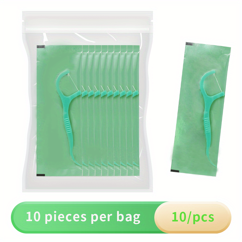 Mint Flavored Dental Flosser Picks 600 Pack Portable Deep Cleaning