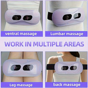 USB перезаряжаемый электрический пояс-миассажер для женщин с 5 режимами вибрации - отличный праздничный подарок!