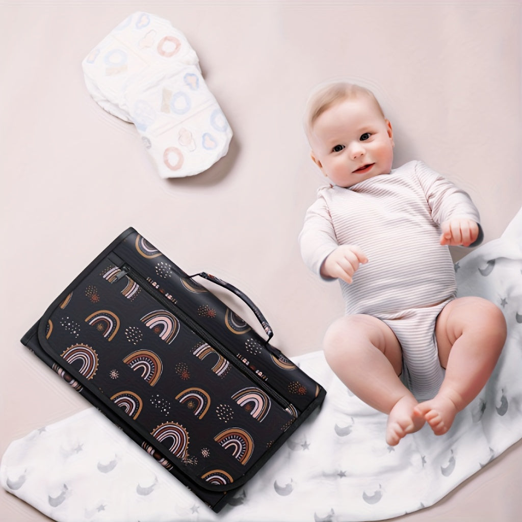 Waterproof Portable Changing Pad for Kids Outdoor Black