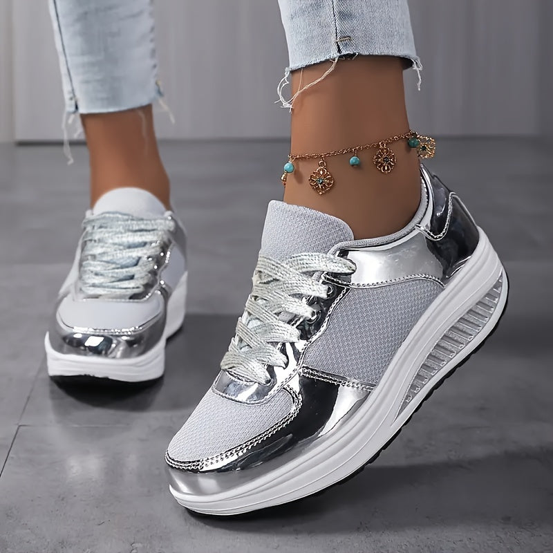 Women’s Fashion Sneakers with Thick Platform Sole All-Season Casual and Sport Shoes