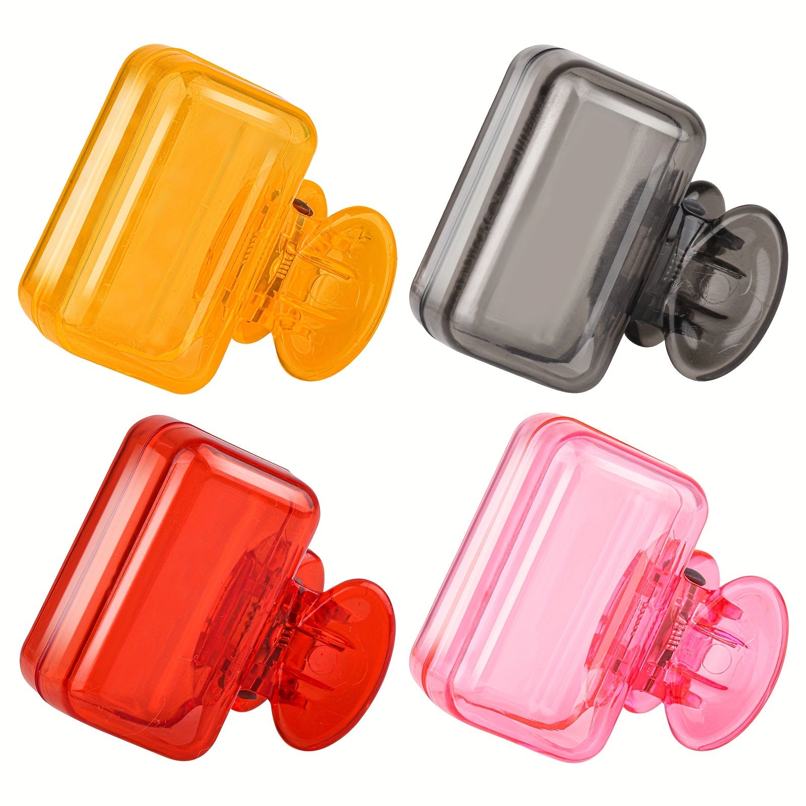 4 Pack Portable Toothbrush Head Cover Case Storage Box Toothbrush Protector Blue