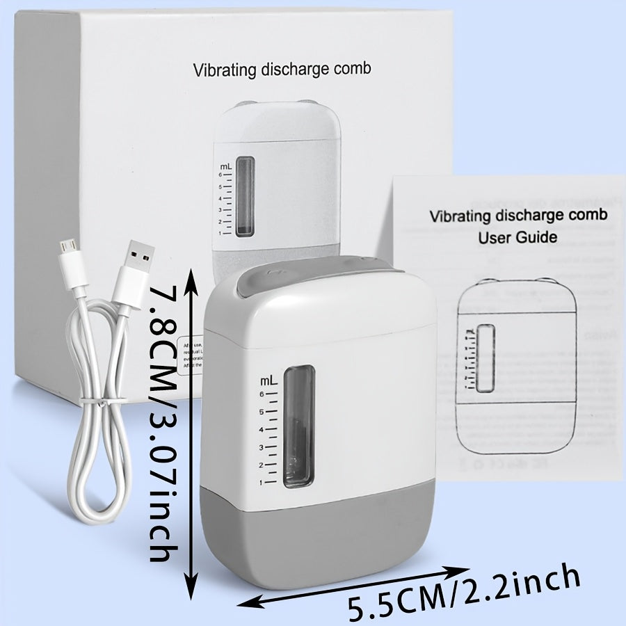 Portable Hair Massage Comb with Drain USB Rechargeable for All Hair Types