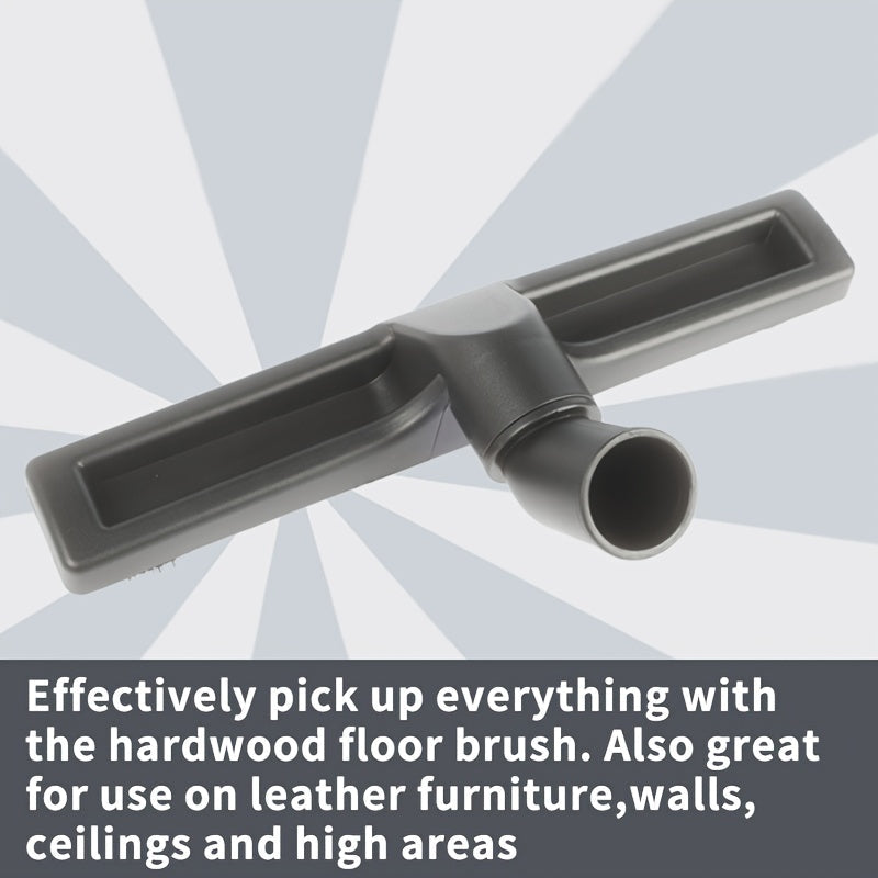 32mm PP yumshoq cho'tkali changyutgichning pol cho'tkasi: barqaror so'rish boshiga va rezina chiziqli cho'tkali suv qirqgichga ega. Gorizontal chelakli universal changyutgichlar bilan mos keladi.