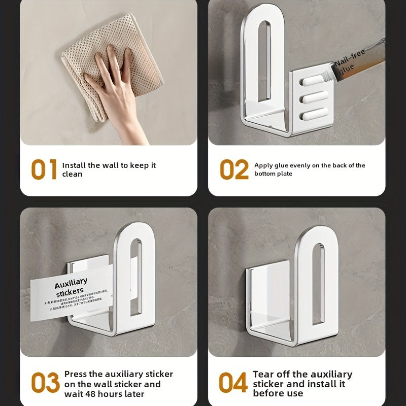 Oson o'rnatiladigan ikki ta devorga o'rnatiladigan oshxona tashkilotchisi - qozon qopqog'lari va kesish taxtalarini ushlab turishi mumkin, ko'p funktsiyali dizaynga ega. Bu temir saqlash qutisi burg'ulashni talab qilmaydi va uy uchun ideal.