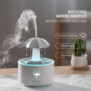 Water Drop Humidifier Diffuser with LED Light for Home Office Garden