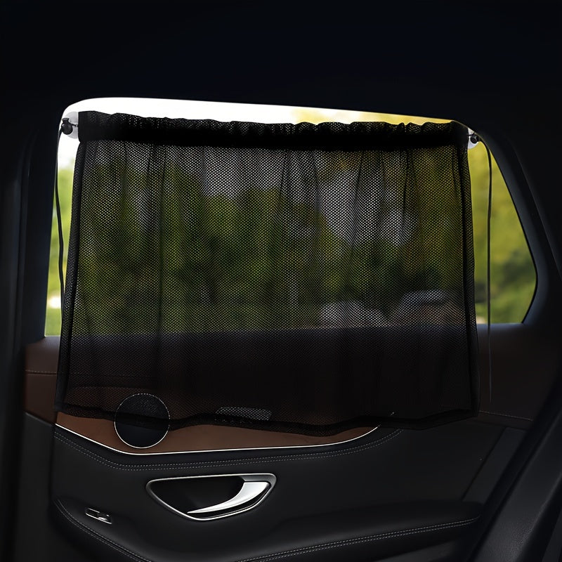 Car Sun Shade Curtain Front Rear Window Heat Insulation Privacy Car Accessory