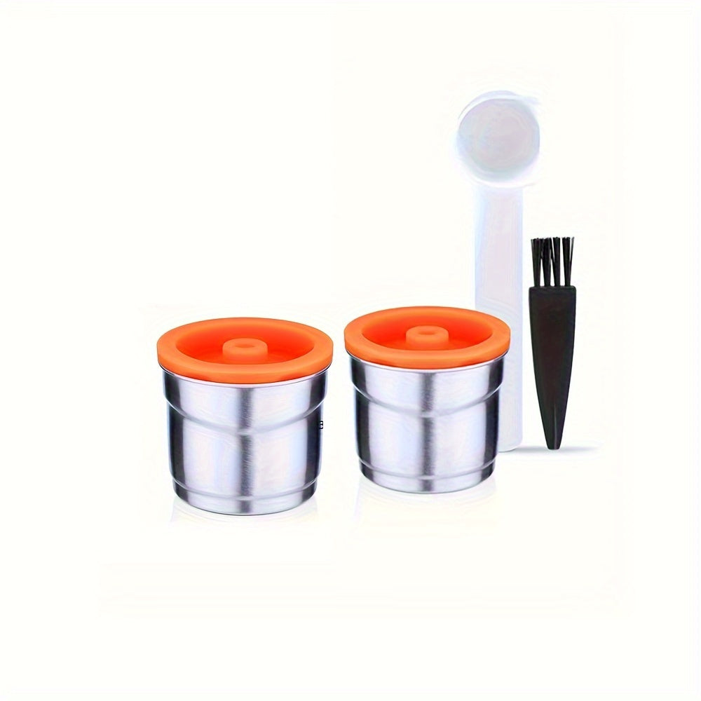 Qayta ishlatiladigan zanglamaydigan po'latdan yasalgan qahva filtri kapsula mashinalari uchun Tamper aksessuari