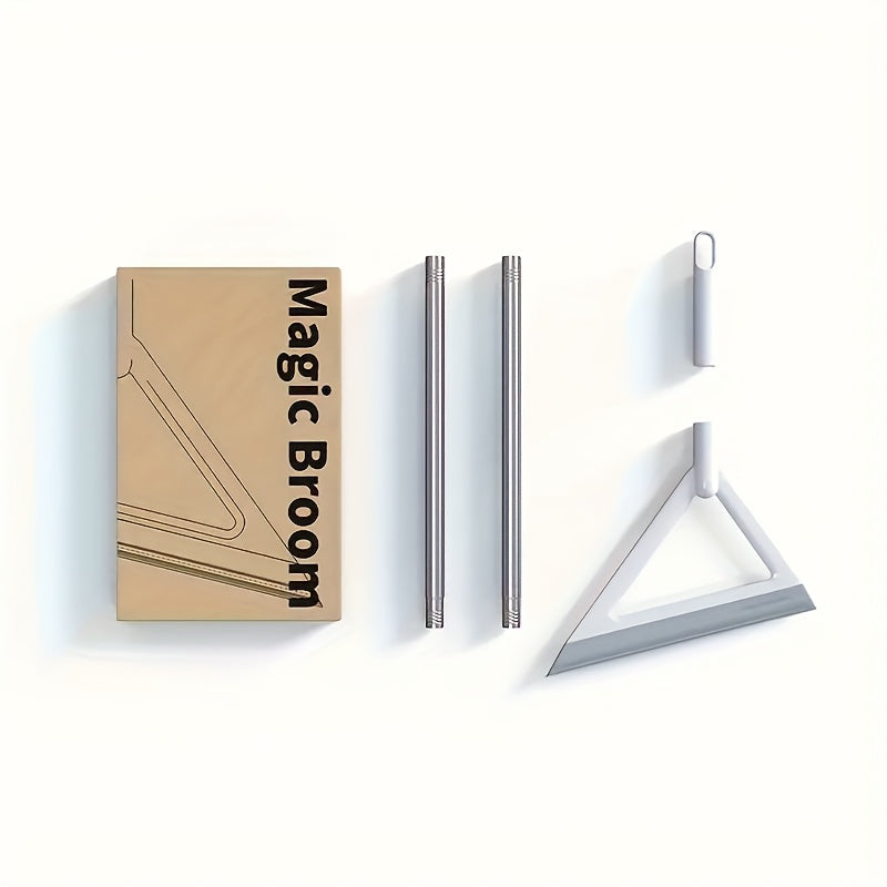 Magic Broom and Wiper Set for Floors Glass Tiles Cleaning Kitchen Bathroom Living Room