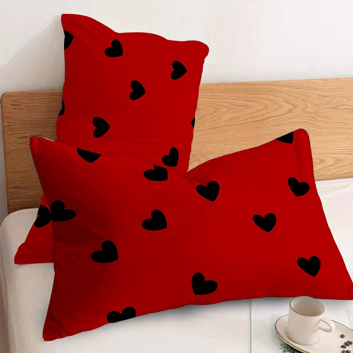 Set of 2 Decorative Love Pillows for Home Decor, Cushion Covers Not Included