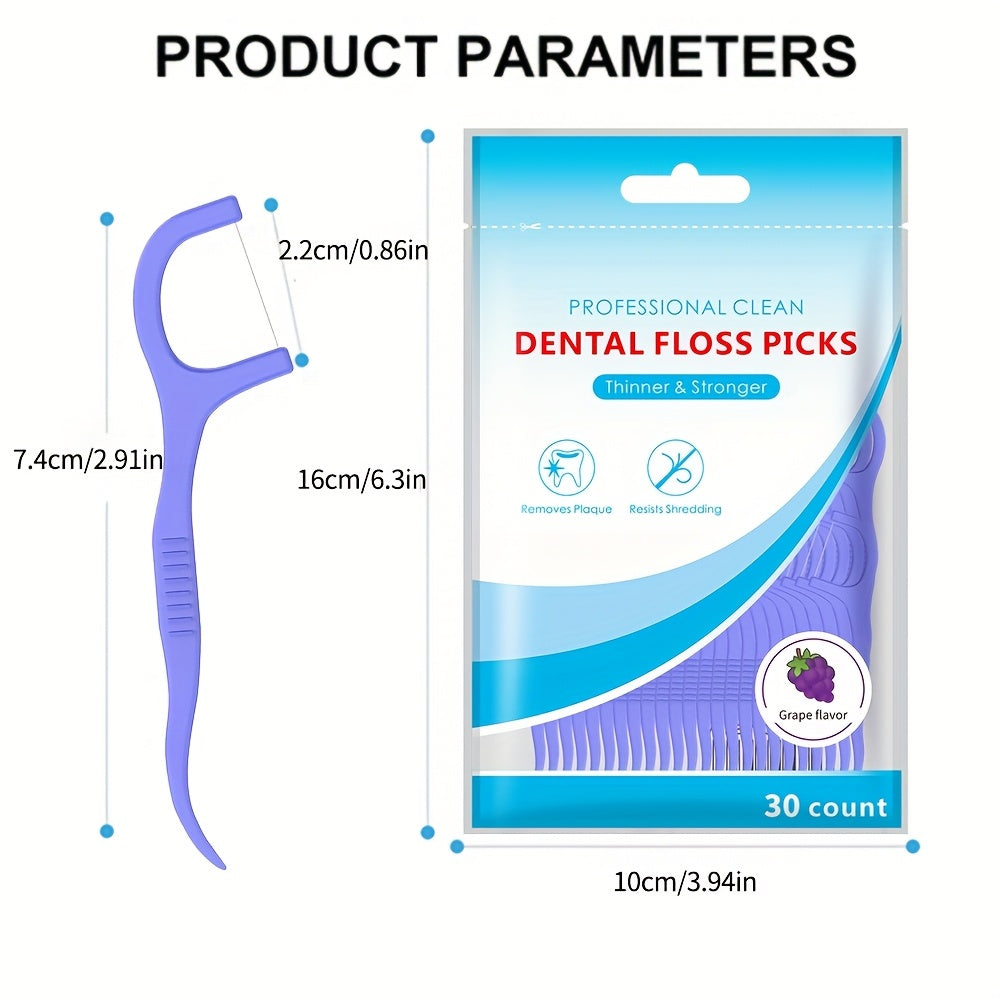 Dental Floss Sticks 600/300/150/50/30 Disposable High Elasticity Toothpicks