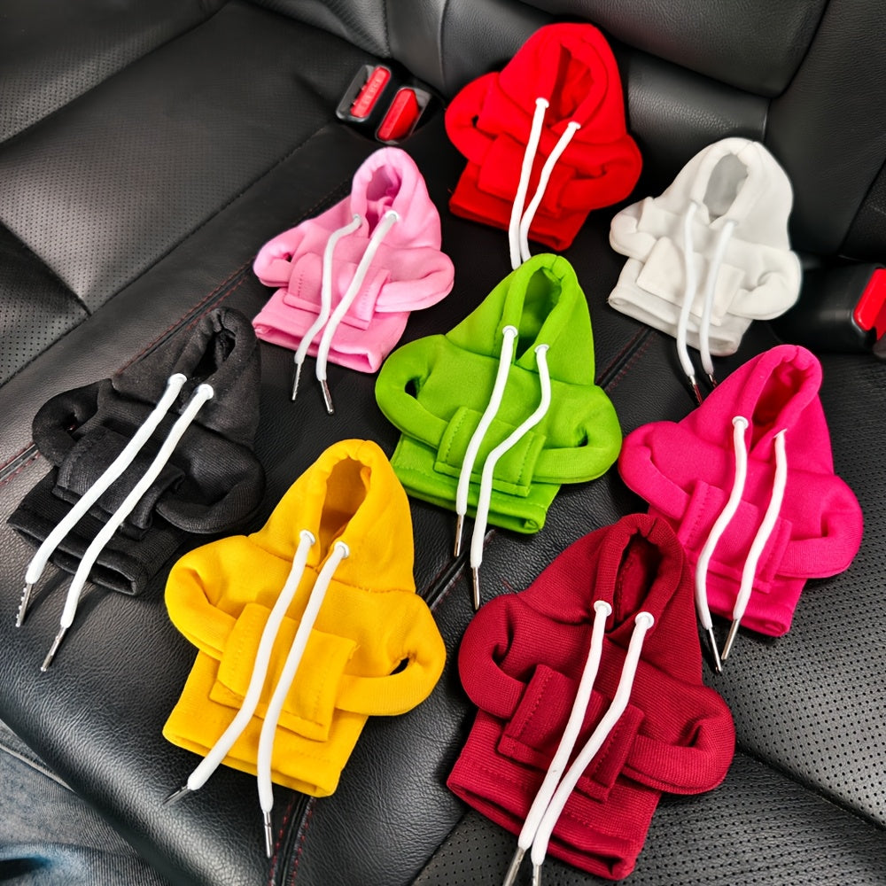 Mini Hoodie Car Gear Shift Cover Polyester Auto Interior Decor Dustproof