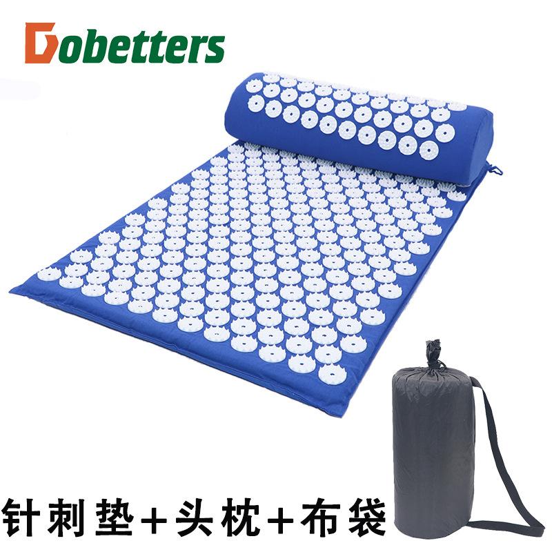 68x42cm Acupuncture Massage Mat Yoga Mat Acupoint Therapy Pillow for Pain Relief