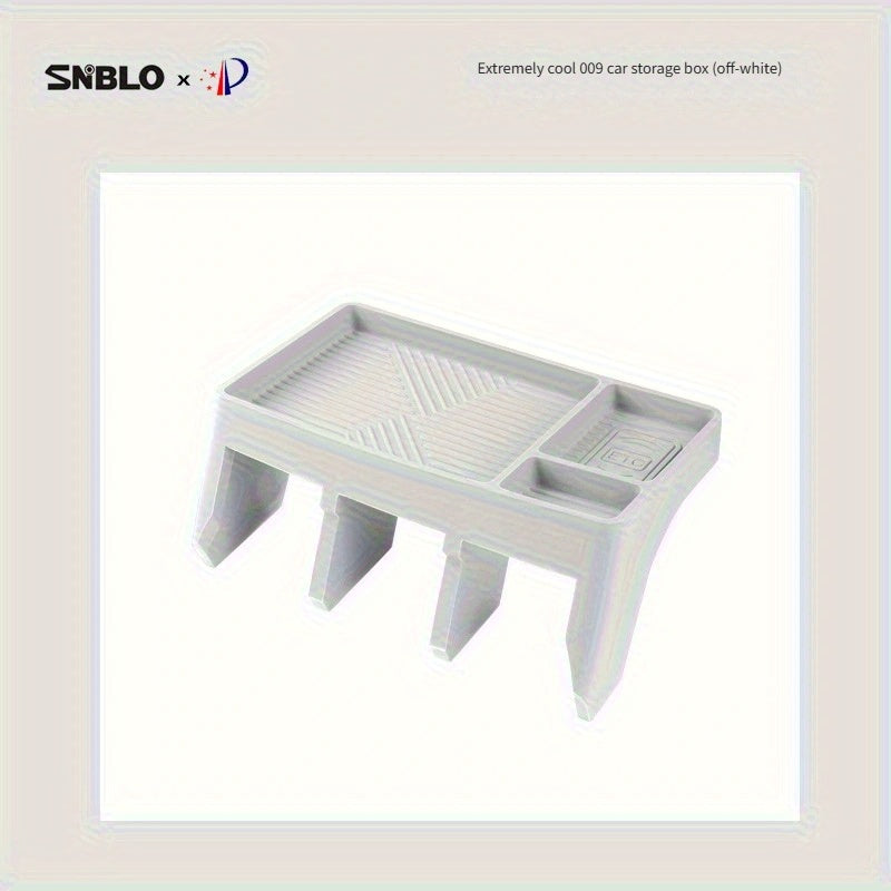 Silicone Storage Box for Car Interior Console Tray Behind Infotainment Screen