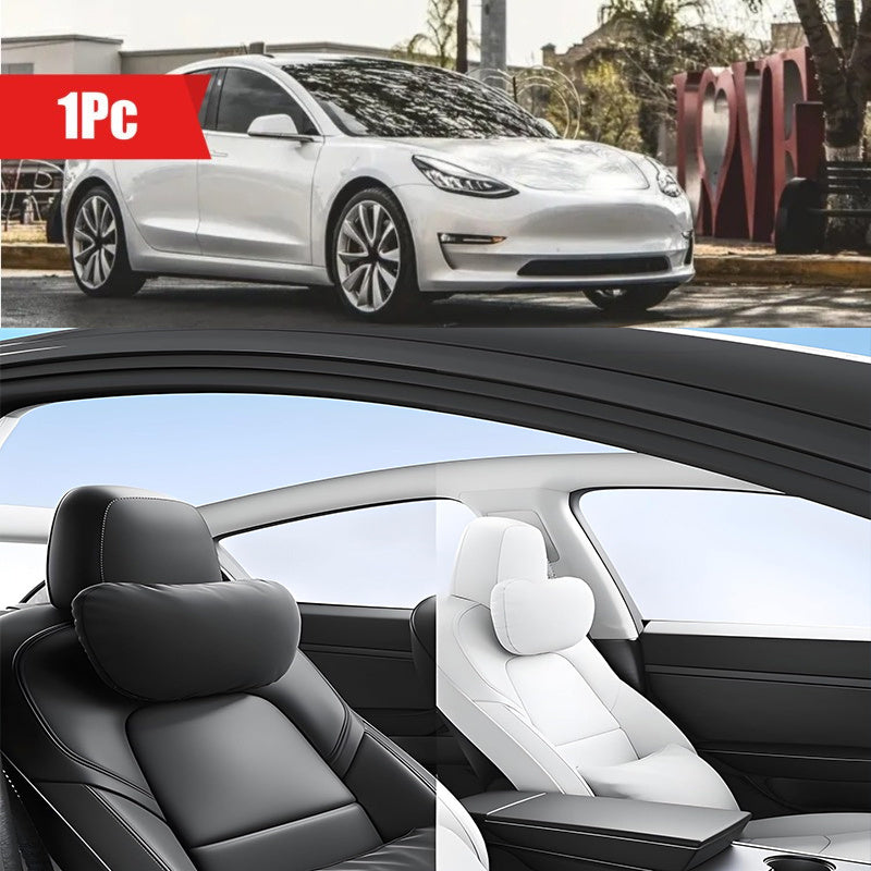 Car Neck Pillow Breathable Memory Foam Ergonomic Adjustable Travel Accessory