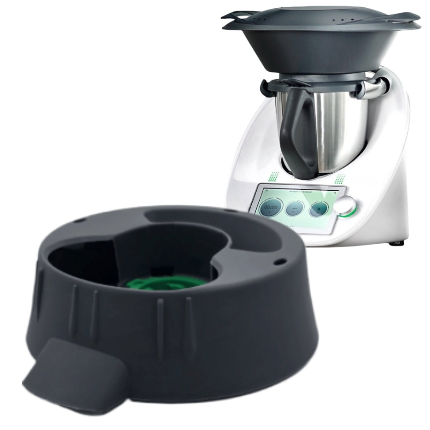 Thermomix aralashtirgichlari uchun asosiy qozon - Oshxona va restoran uchun ko'p maqsadli aralashtirish idishi, TM5/TM6/TM31/TM21 modellari bilan mos keladi, idish-tovoq yuvish mashinasida yuvish mumkin