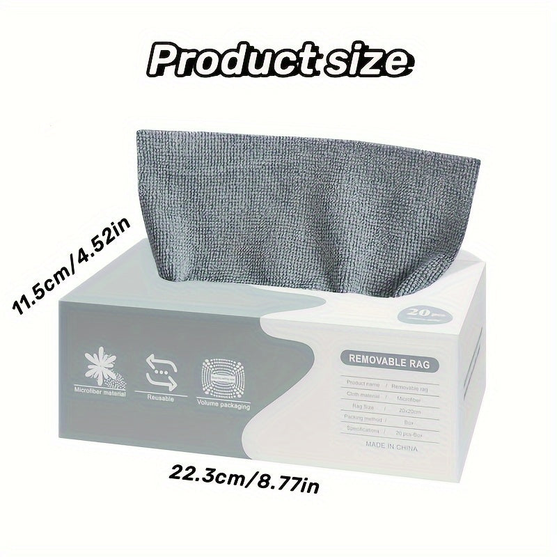Oil-Free Non-Shedding Kitchen Dishcloth with Pull-Out Disposable Lazy Cloth