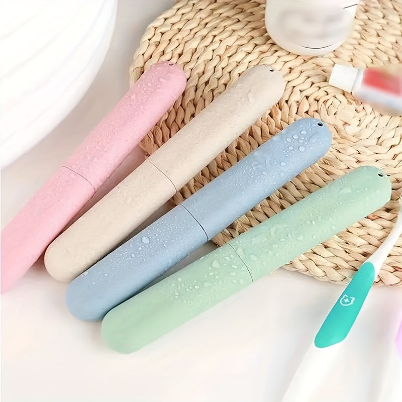 Portable Toothbrush Case for Travel Dust-Proof Compact Bathroom Storage