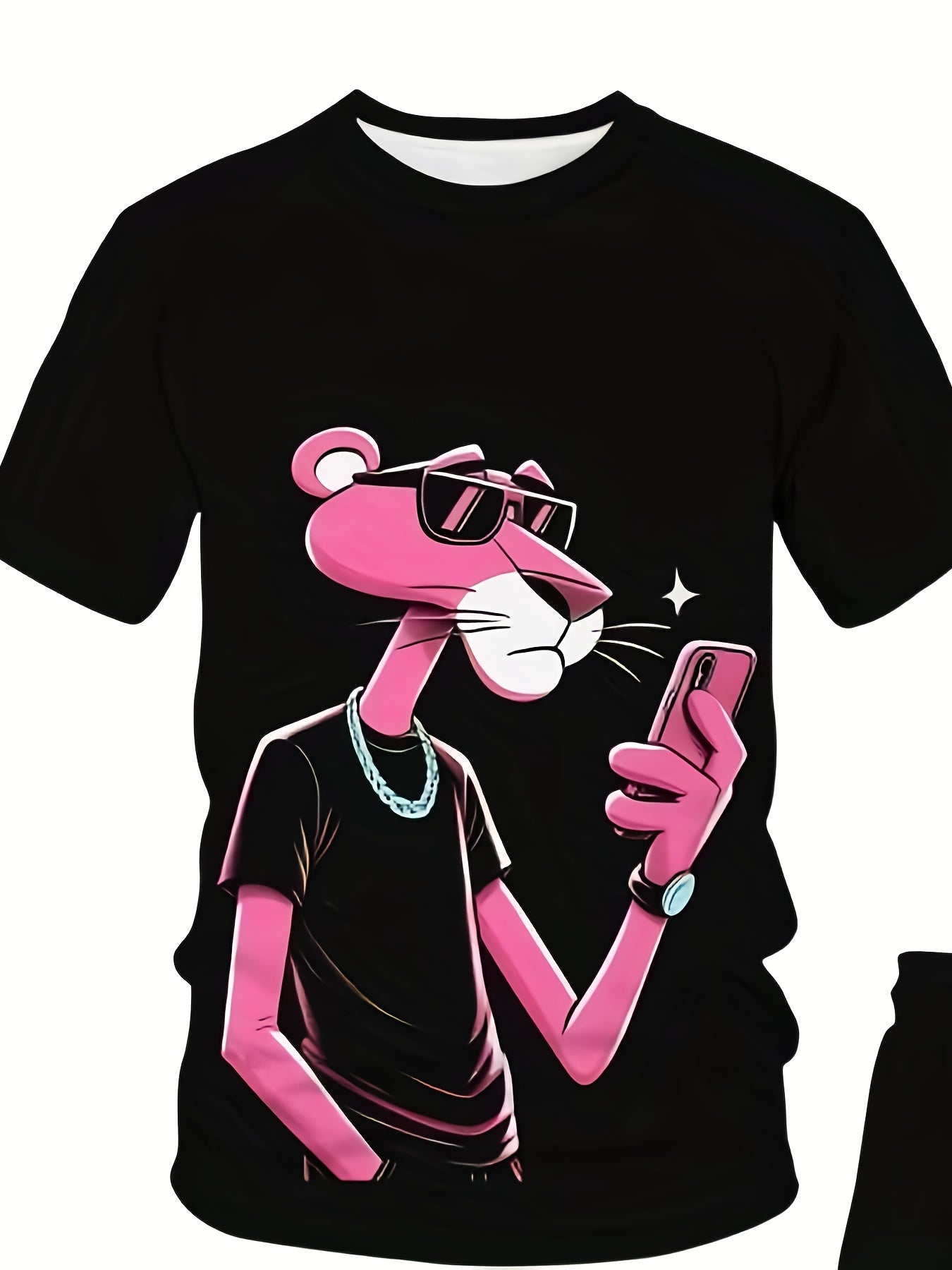 Plus Size Men's Casual Sports Outfit Short-Sleeve Shirt and Shorts