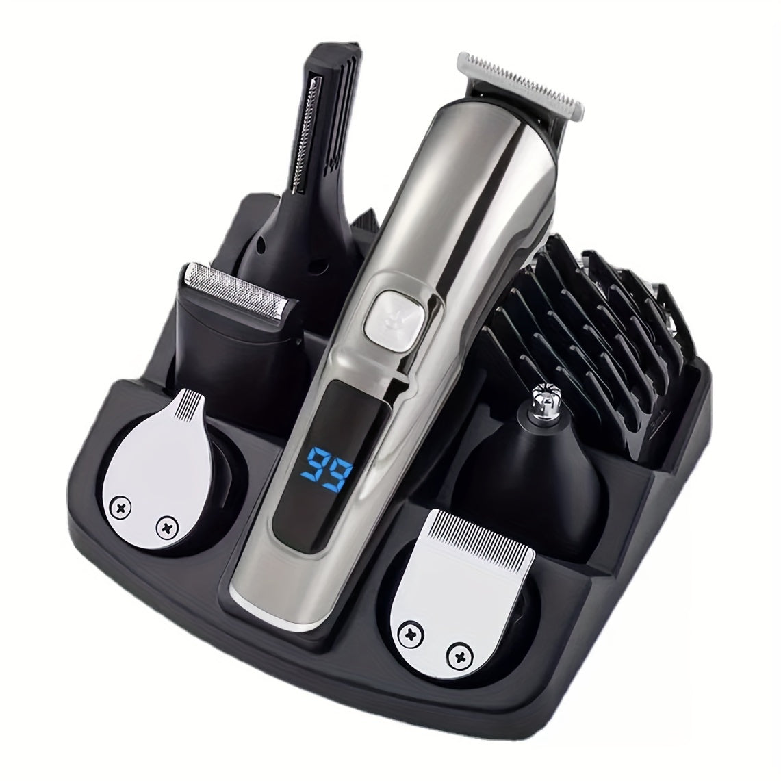 Beard Trimmer Electric Razor Shaver Cordless Hair Clippers Grooming Kit