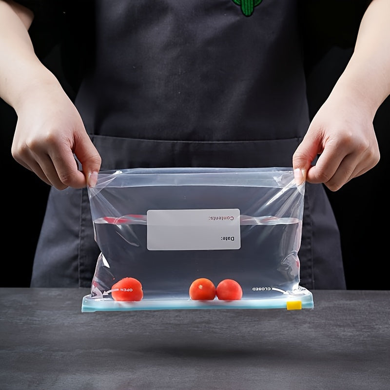 Vacuum Food Storage Bag with Zipper Seal for Refrigerator and Freezer