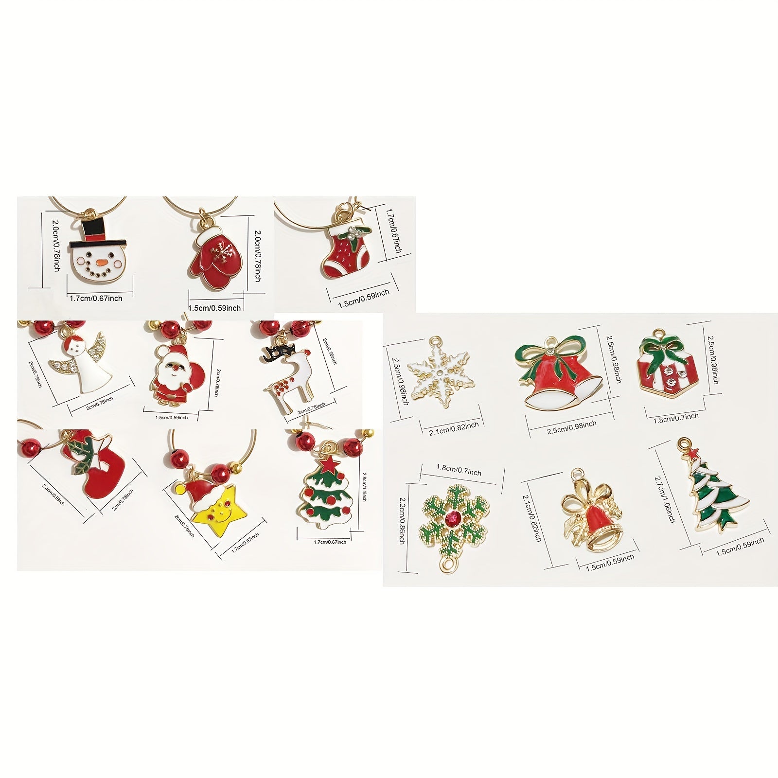 Set of 6 or 12 Christmas Wine Glasses for Banquet Parties