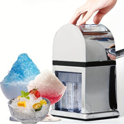 Kokteyl muz to'plamlari uchun zanglamaydigan po'latdan yasalgan qo'lda muz maydalagich, batareyalar talab qilinmaydi. Partylar va uy sharoitida foydalanish uchun mukammal.