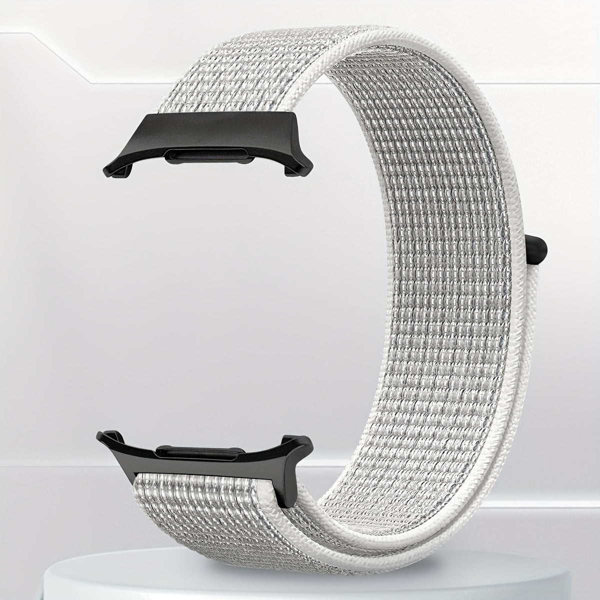 Water-Resistant Nylon Watch Band for Galaxy Watch Ultra Adjustable Strap Deployant Clasp