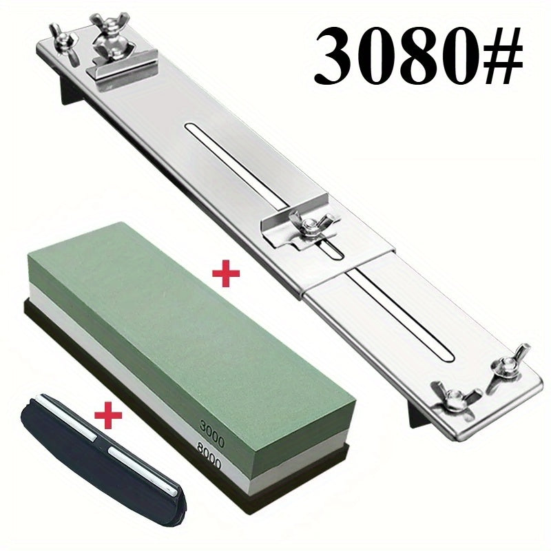 Burchak qoʻllanmasi va suv toshi asosiga ega sozlanadigan pichoq silliqlash mashinasi oshxona uchun