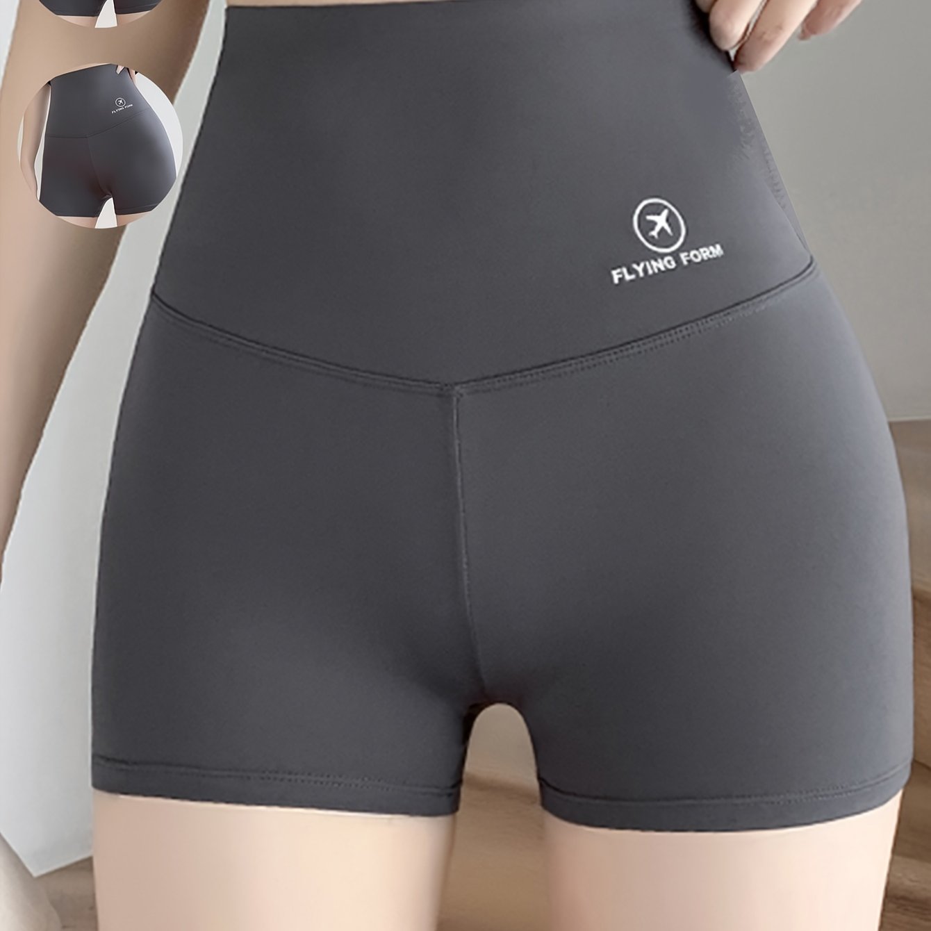Women Shaping Pants Thin Summer Style Abdomen-Lifting Glute Support Anti-Slip Traceless Shorts 2 Pack