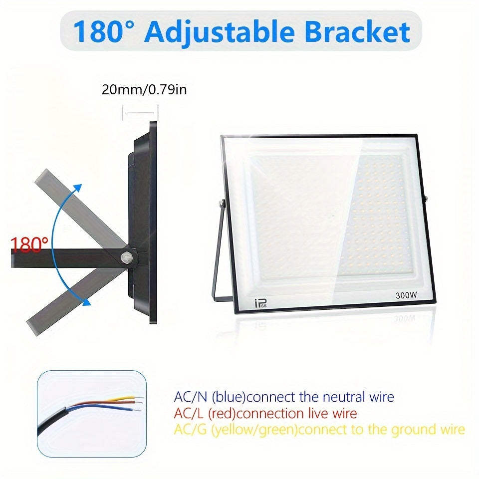 Mini LED Floodlight Waterproof 175V-265V Outdoor Spot Light with Adjustable Bracket