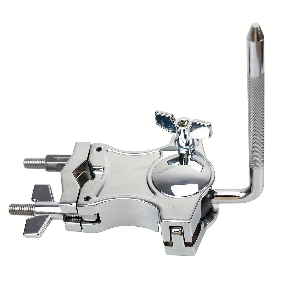 Drum Hardware Clamp for Tom and Cowbell with Adjustable Rod Holder