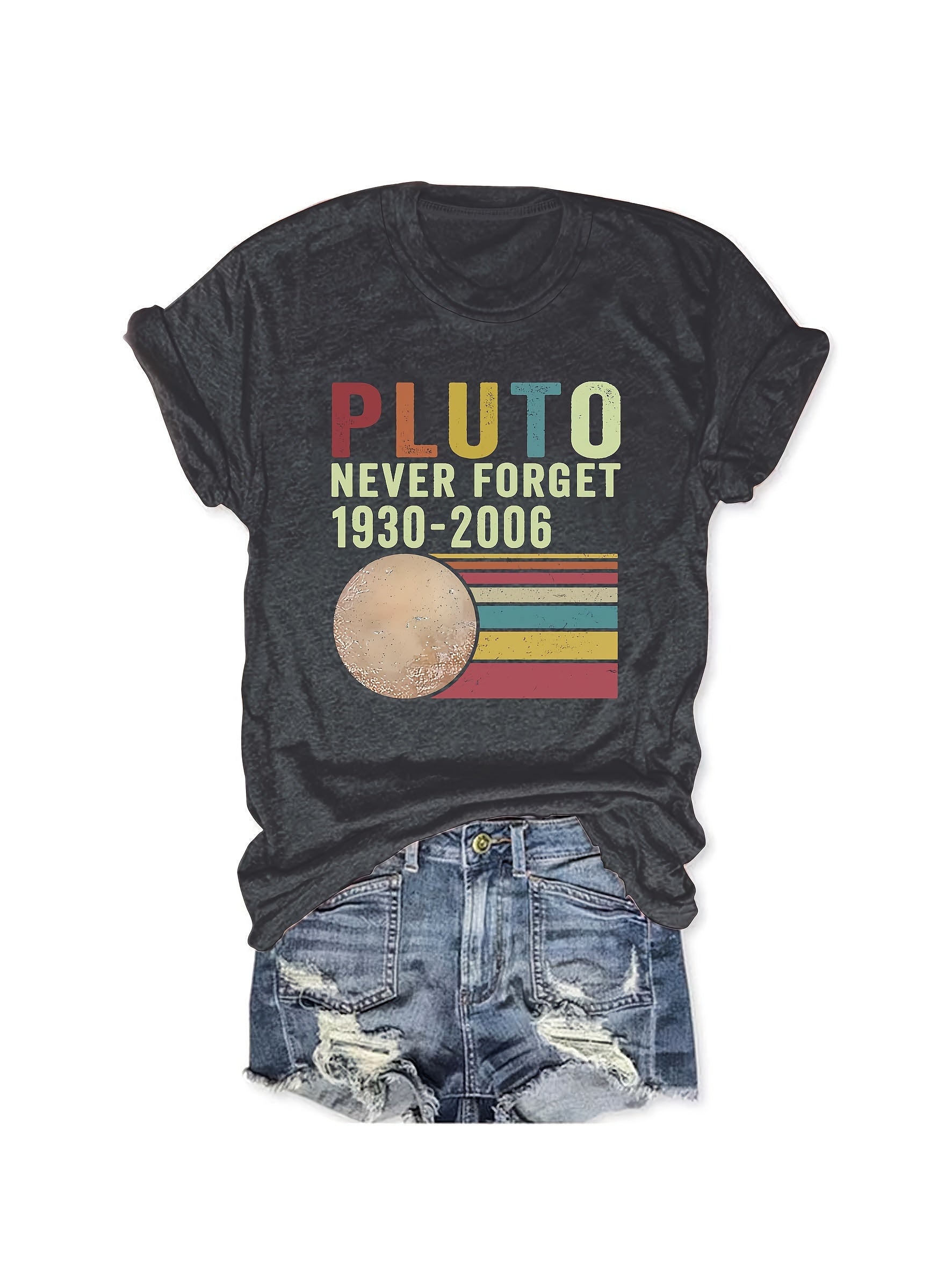 Women’s Cotton Short Sleeve Casual T-Shirt, Basic Round Neck Top