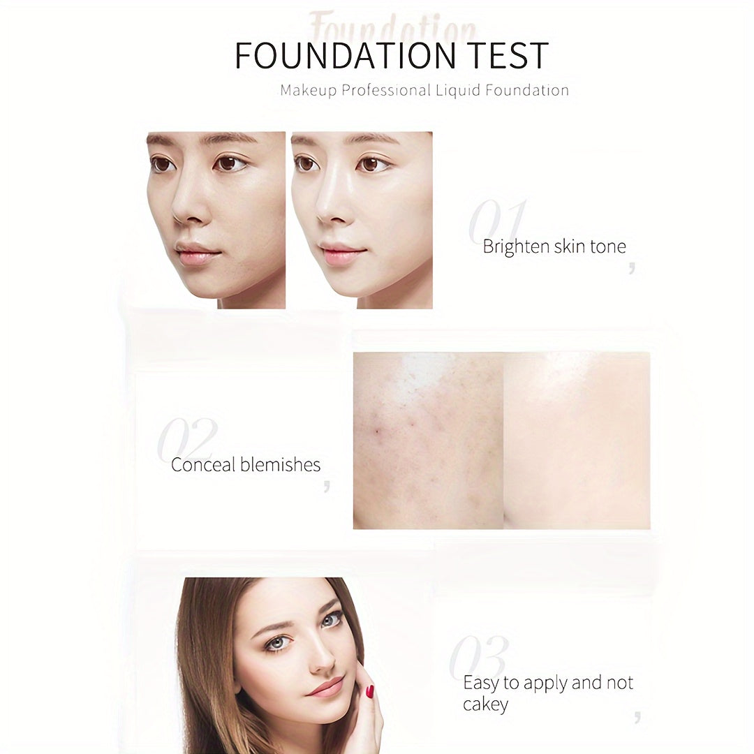 Base líquida natural para mujer con bomba 30ml corrector en varios colores