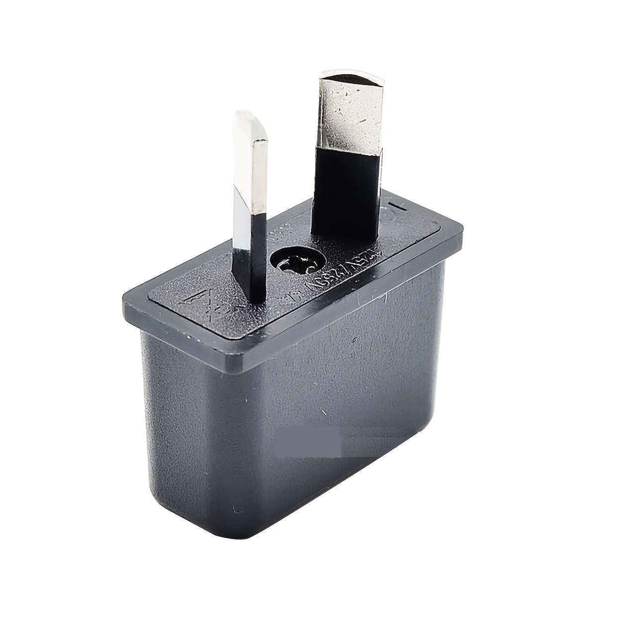 Avstraliya va Yangi Zelandiya standarti bo'yicha slit-pin quvvat adapteri 220-240V qora sayohat uchun devor rozetkasi