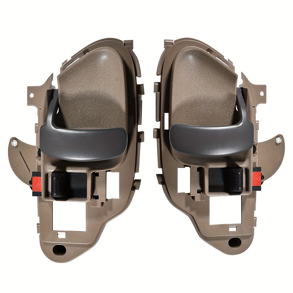Beige Interior Door Handles Pair for SUVs Durable ABS Fits 1995-2002
