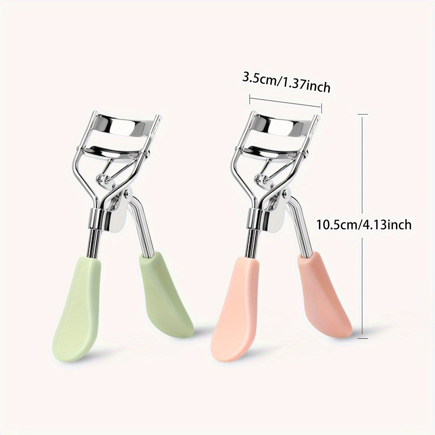 Women Stainless Steel Eyelash Curler Natural Lift Long-Lasting Makeup Tool