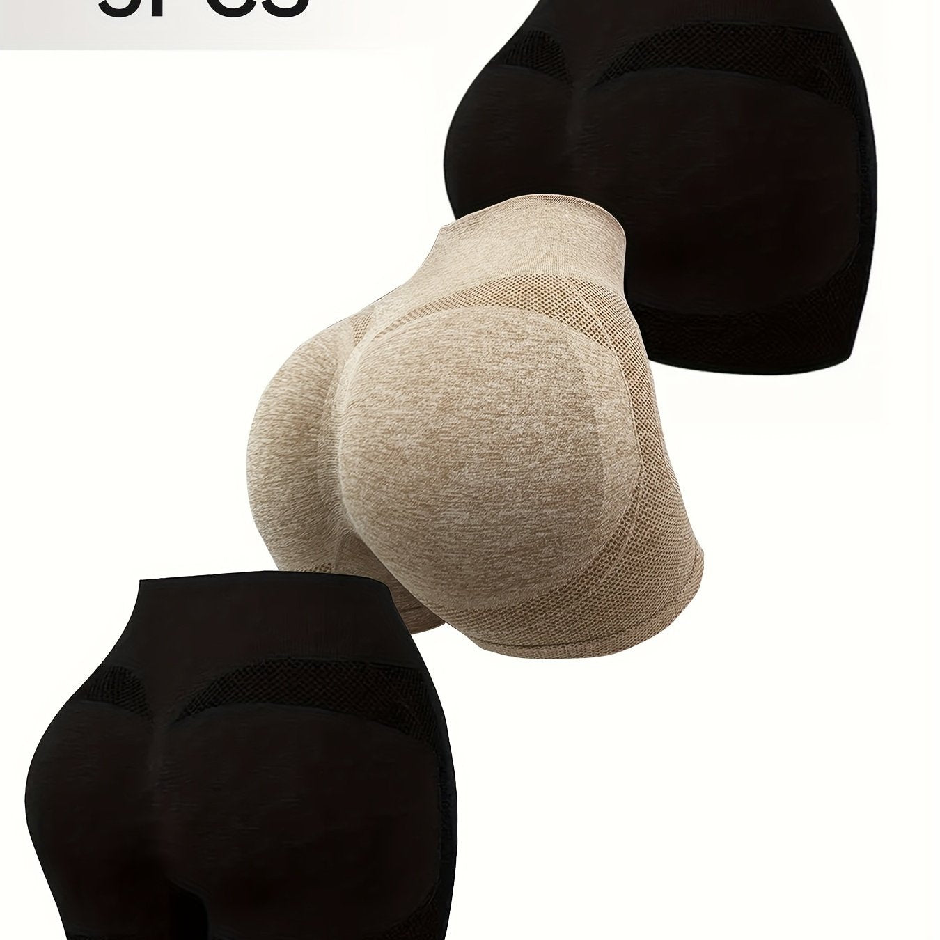 Women's High-Waisted Compression Leggings Set for Sports Fitness with Side Stripe and High Support