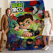 Cartoon Flannel Fleece Blanket for Kids and Adults Soft Lightweight Digital Print Bed Couch Beach Picnic