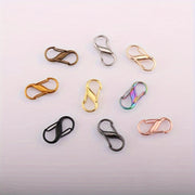Set of 5 Alloy S-Hook Chain Adjusters for Bag Straps Metal Length Regulators