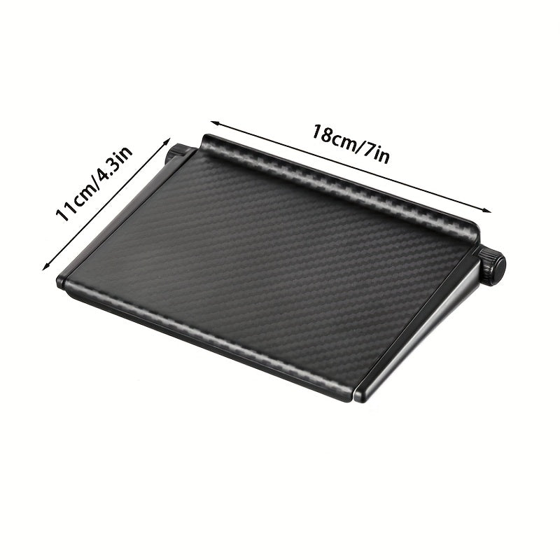 TV Top Shelf Platform for PC Monitor and Media Devices Sturdy ABS Painted Finish