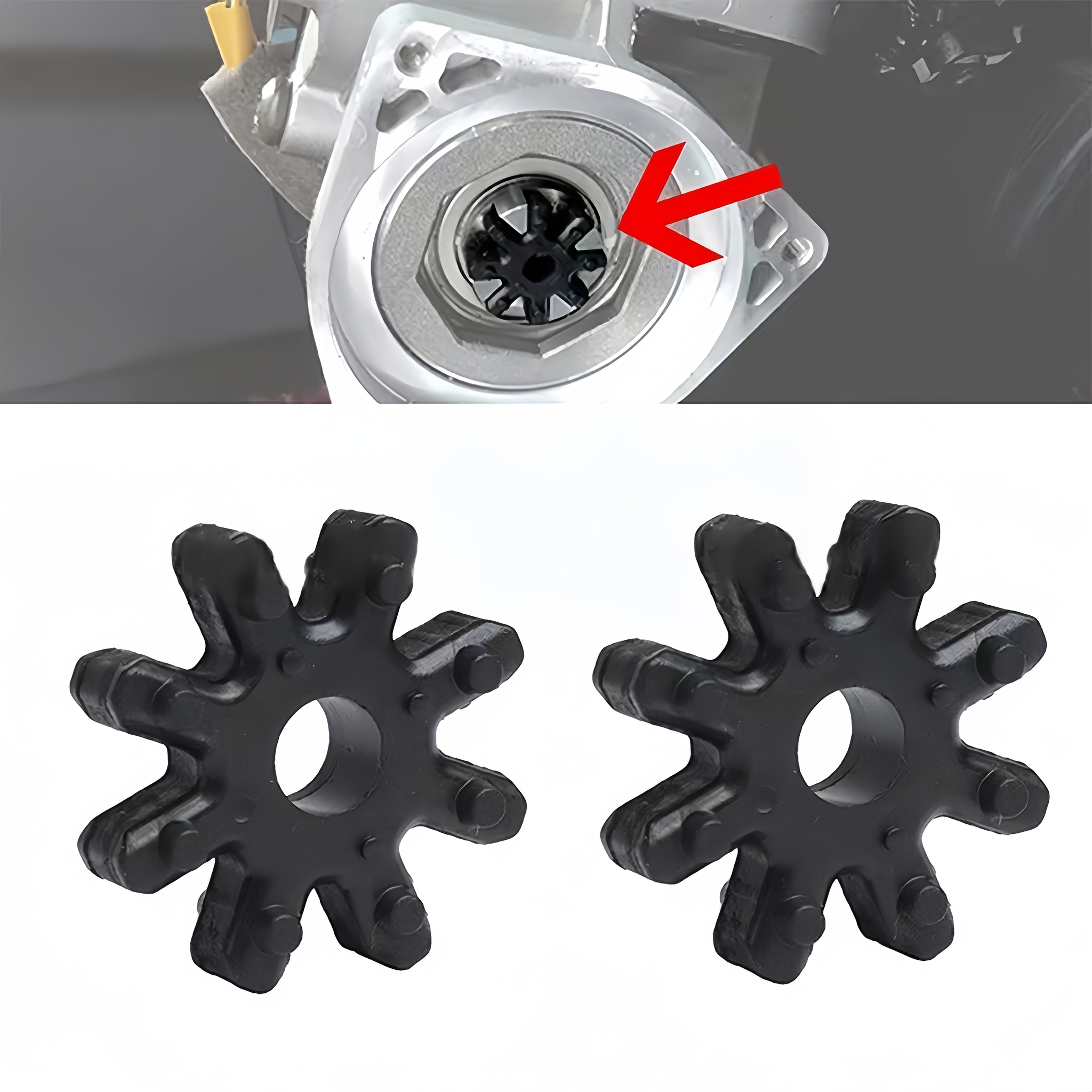 2 Pack Flexible Steering Column Gaskets for Cars Durable Replacement Parts