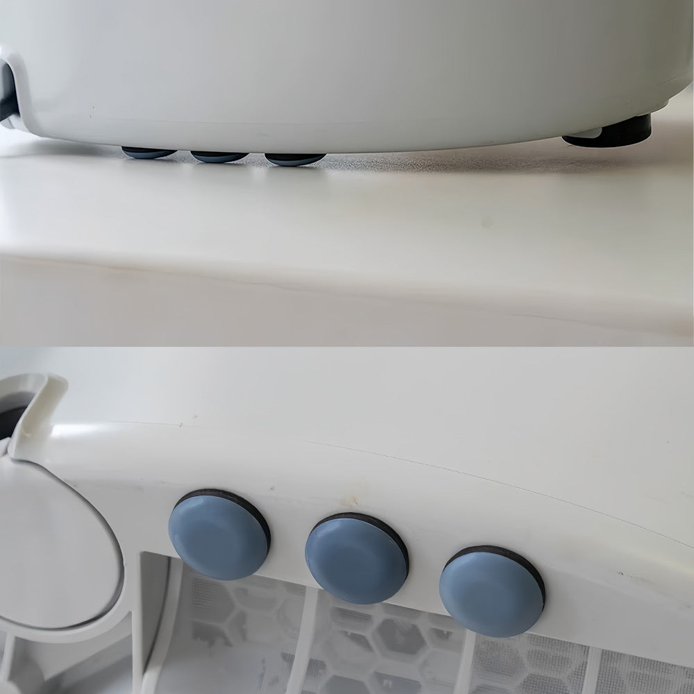 Set of 3 Plastic Gliders for Food Processors Oven-Safe Appliance Moving Accessories