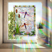 Sun Catcher Window Decal Reusable PVC Glass Cling for Living Room Bedroom