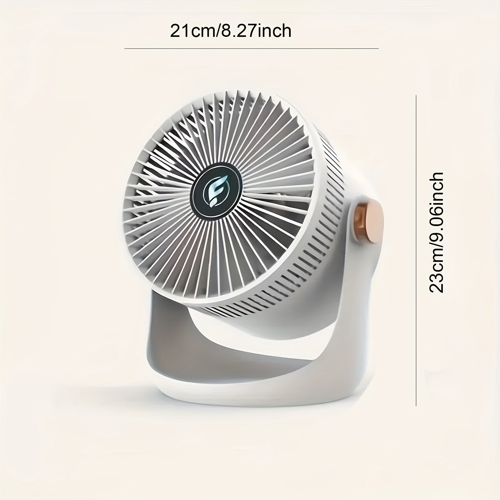 USB Fan for Home and Car Use Strong Airflow Wall Mount Desktop Portable